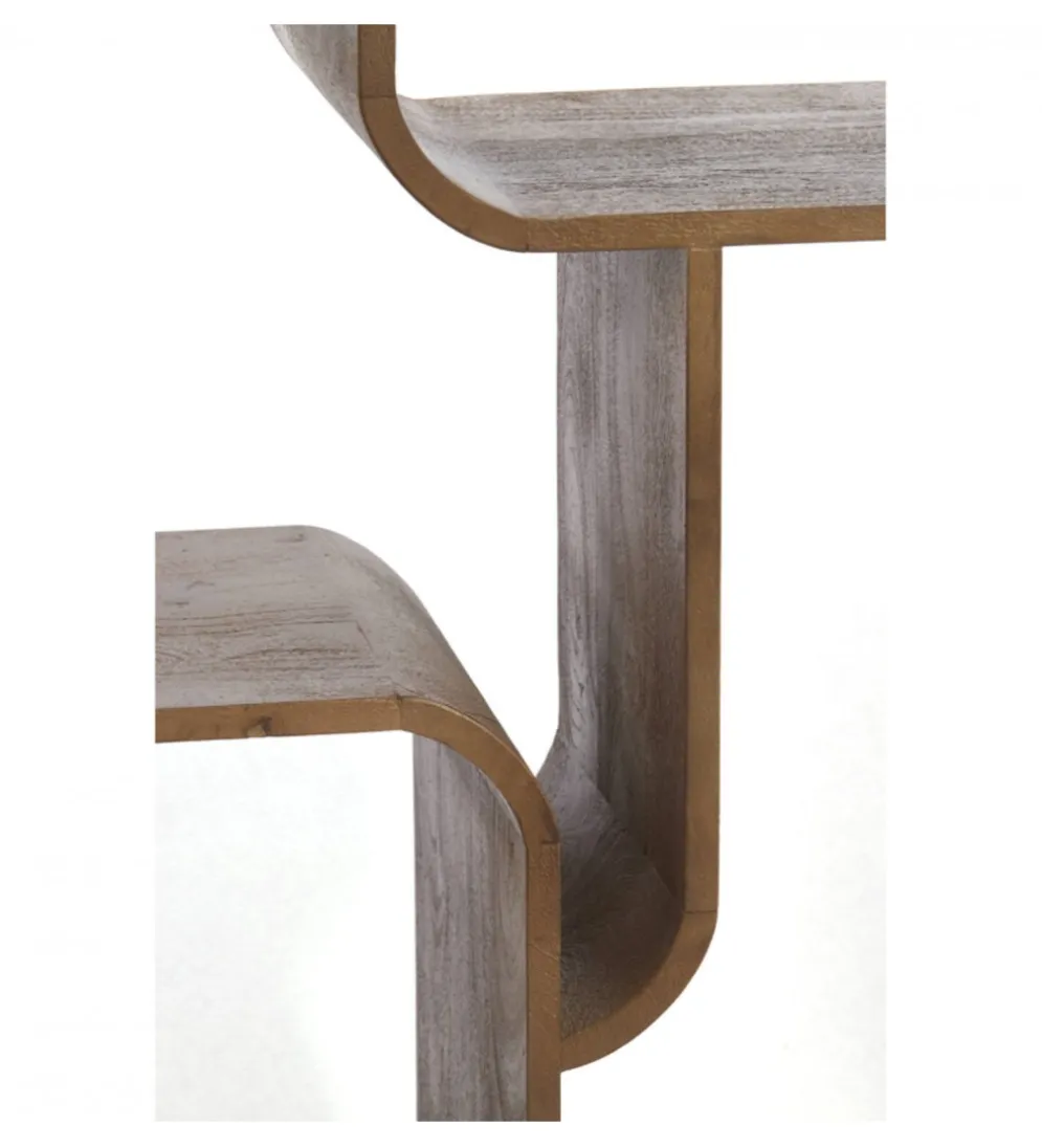 Komoda LABARE 140 cm drewno mango brązowa
