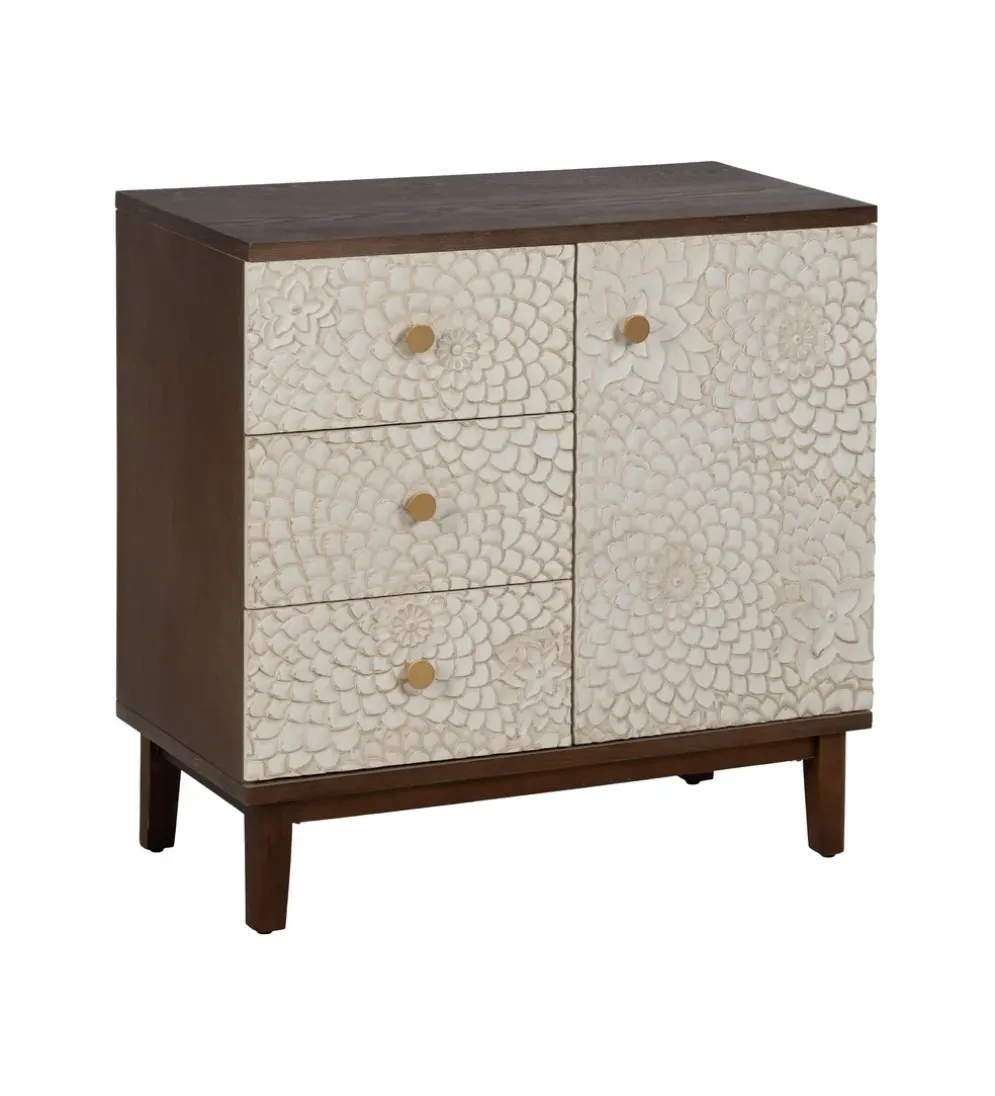 Komoda LAPUNA 80 cm drewno sosnowe