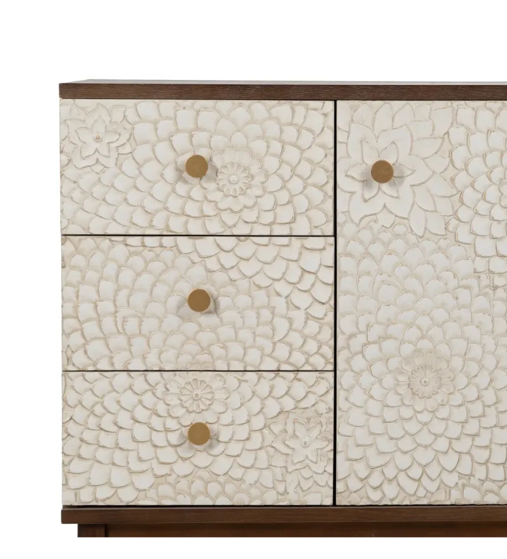 Komoda LAPUNA 80 cm drewno sosnowe