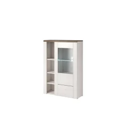 Komoda LARONA 100 cm o wybarwieniu Sonoma Trufel z kolorem Sibiu Larche
