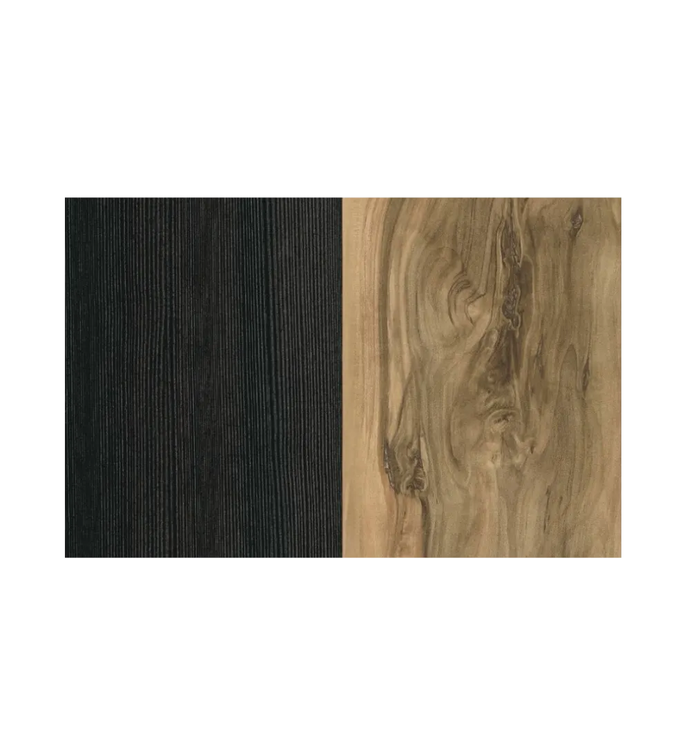 Komoda LARONA 100 Cm O Wybarwieniu Satin Nussbaum z kolorem Touchwood