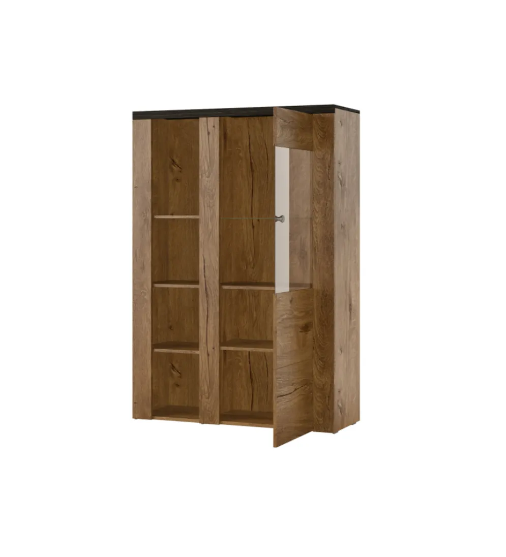 Komoda LARONA 100 Cm O Wybarwieniu Satin Nussbaum z kolorem Touchwood