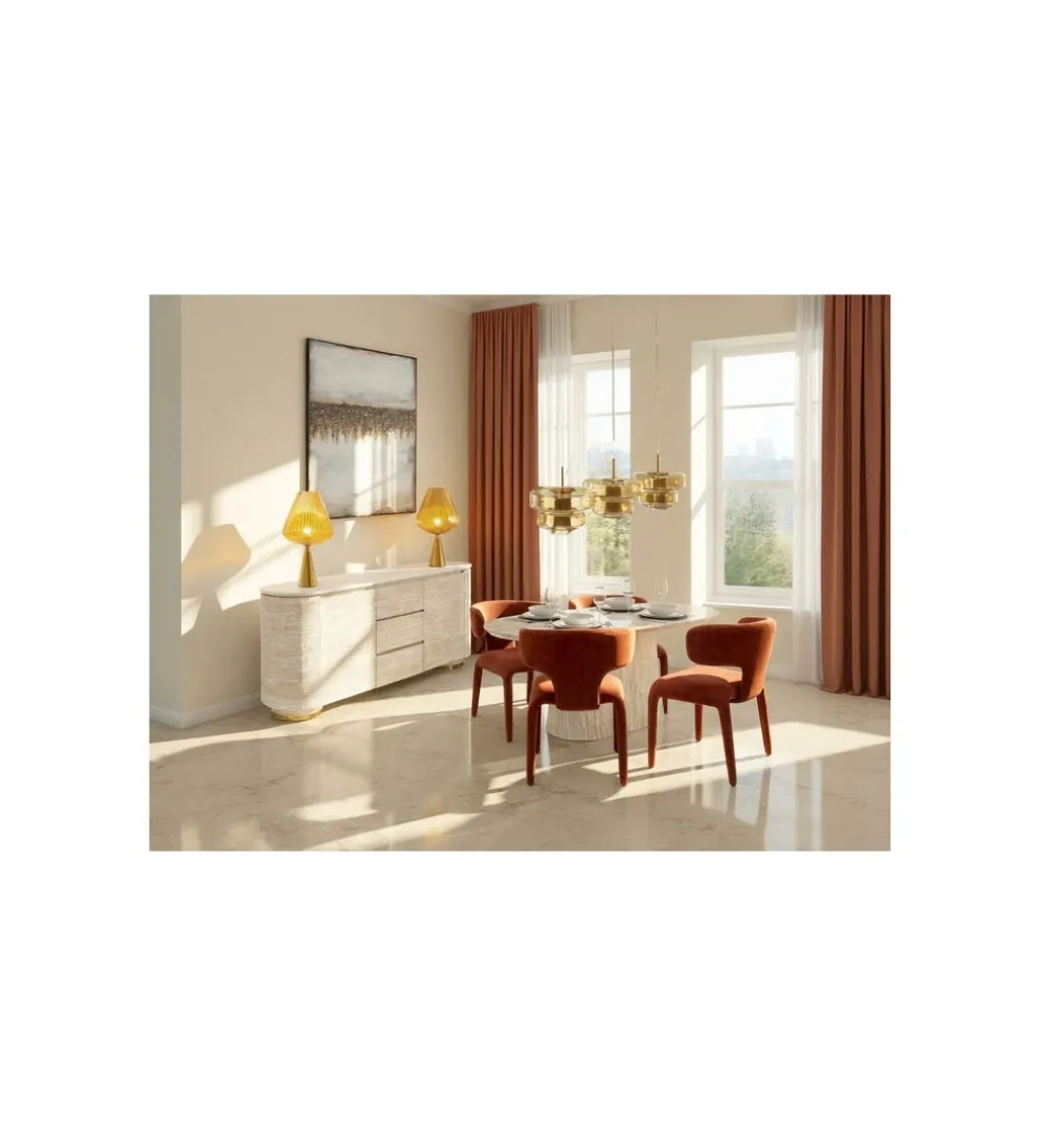 Komoda LINNEA 180 x 78 cm naturalna