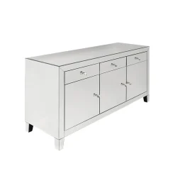 Komoda lustrzana Luxury 140 cm transparentna