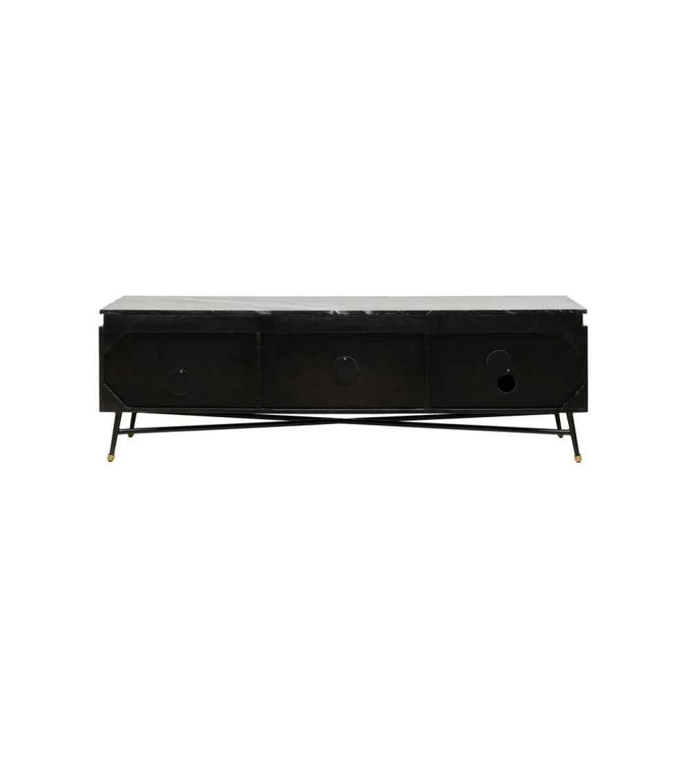 Komoda lustrzana Luxury 88 cm transparentna