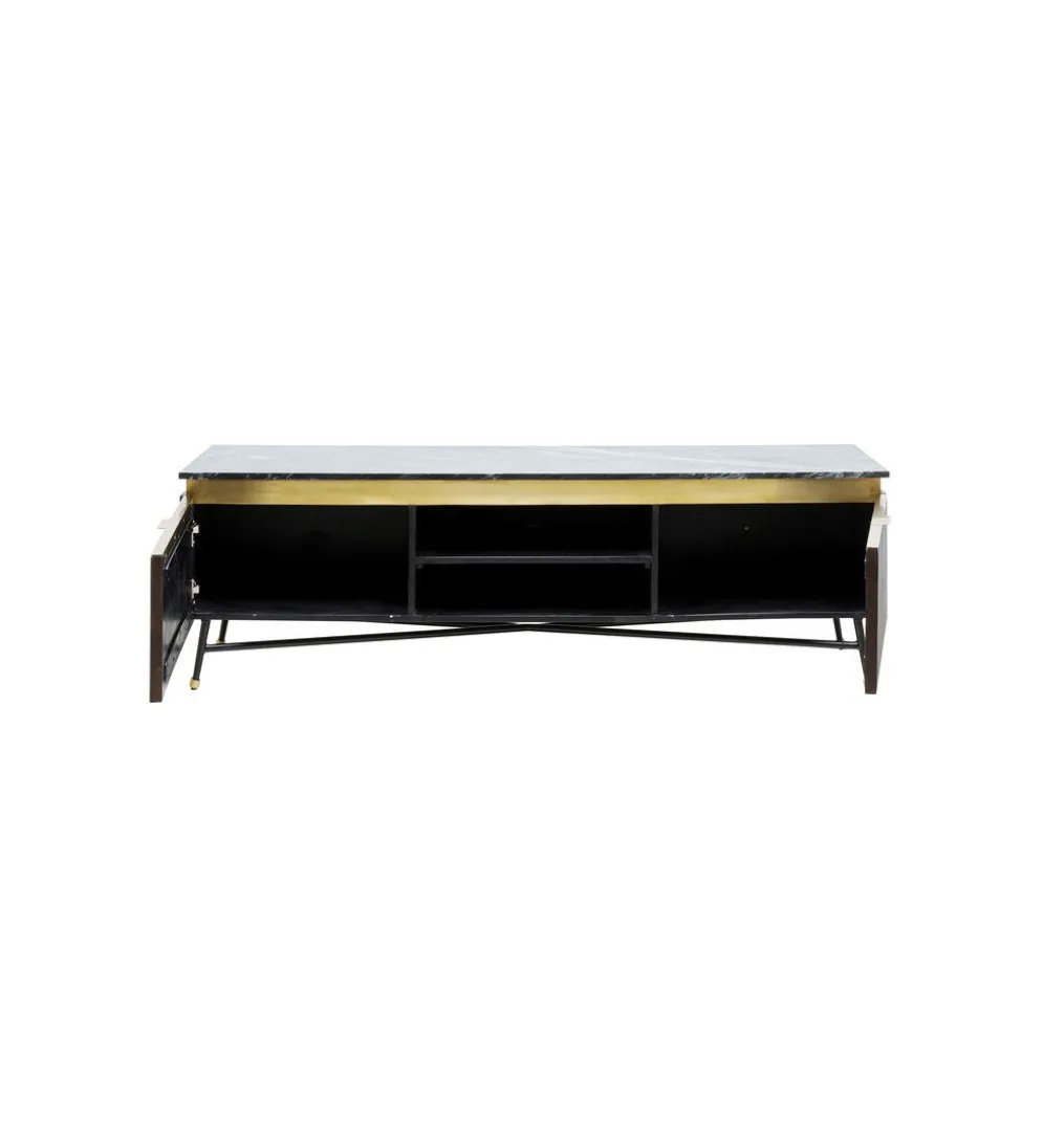 Komoda lustrzana Luxury 88 cm transparentna