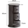 Komoda MIGA 34 cm drewno mango czarna