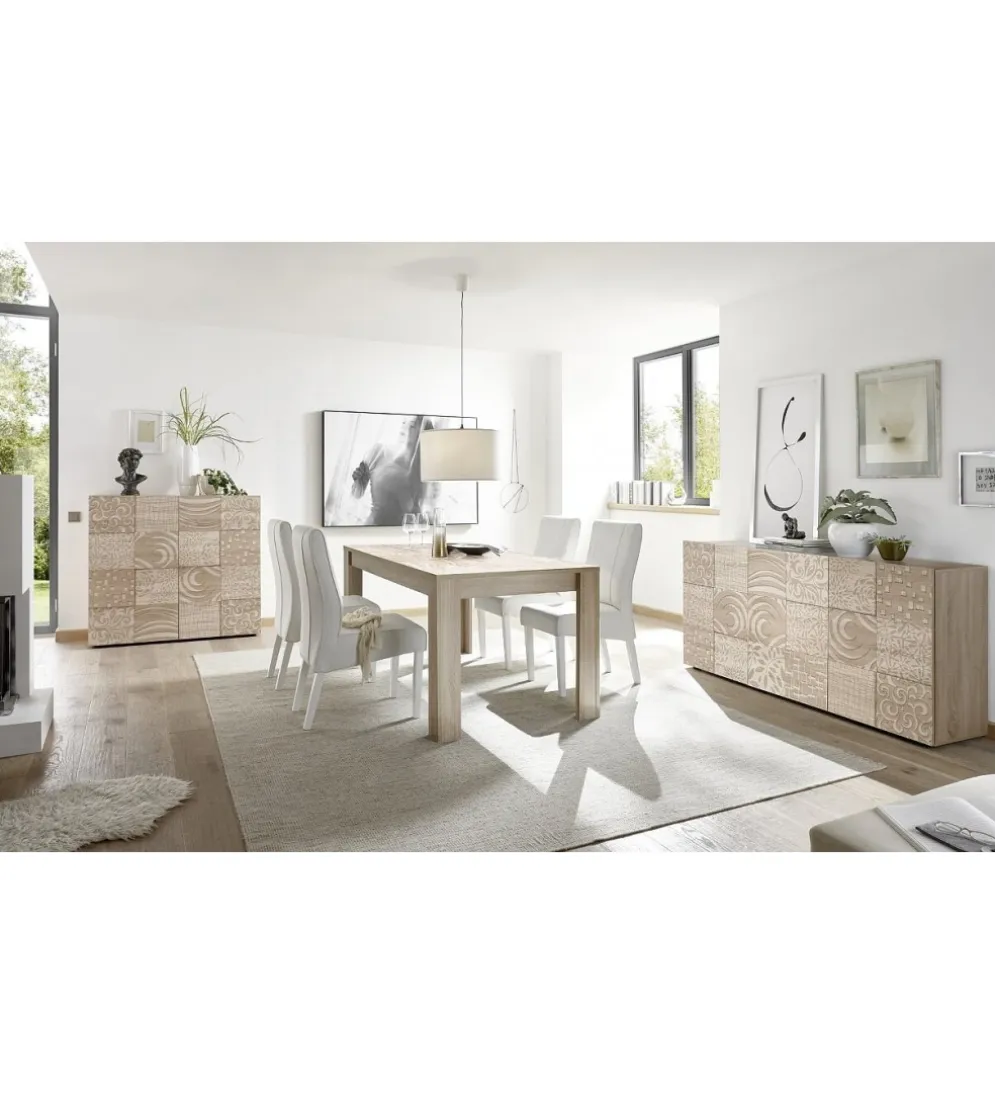 Komoda MIRO 120 cm dąb sonoma