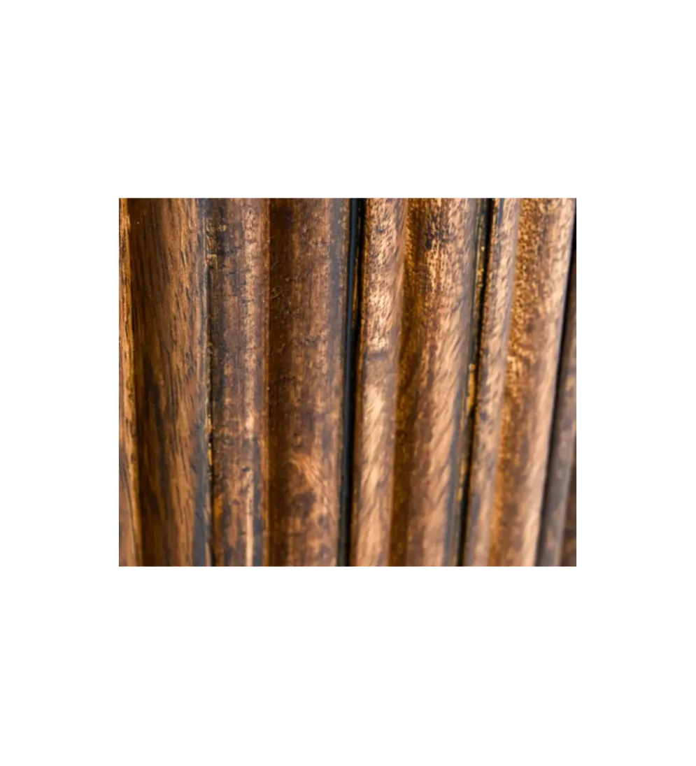 Komoda NAGOJA 160 cm drewno mango brąz
