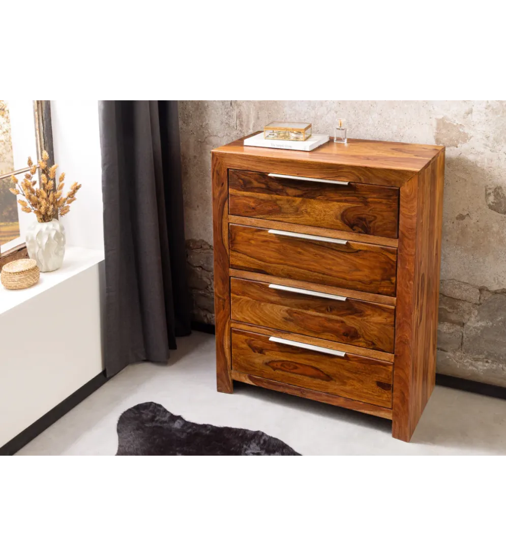 Komoda PURE 100 cm drewno sheesham