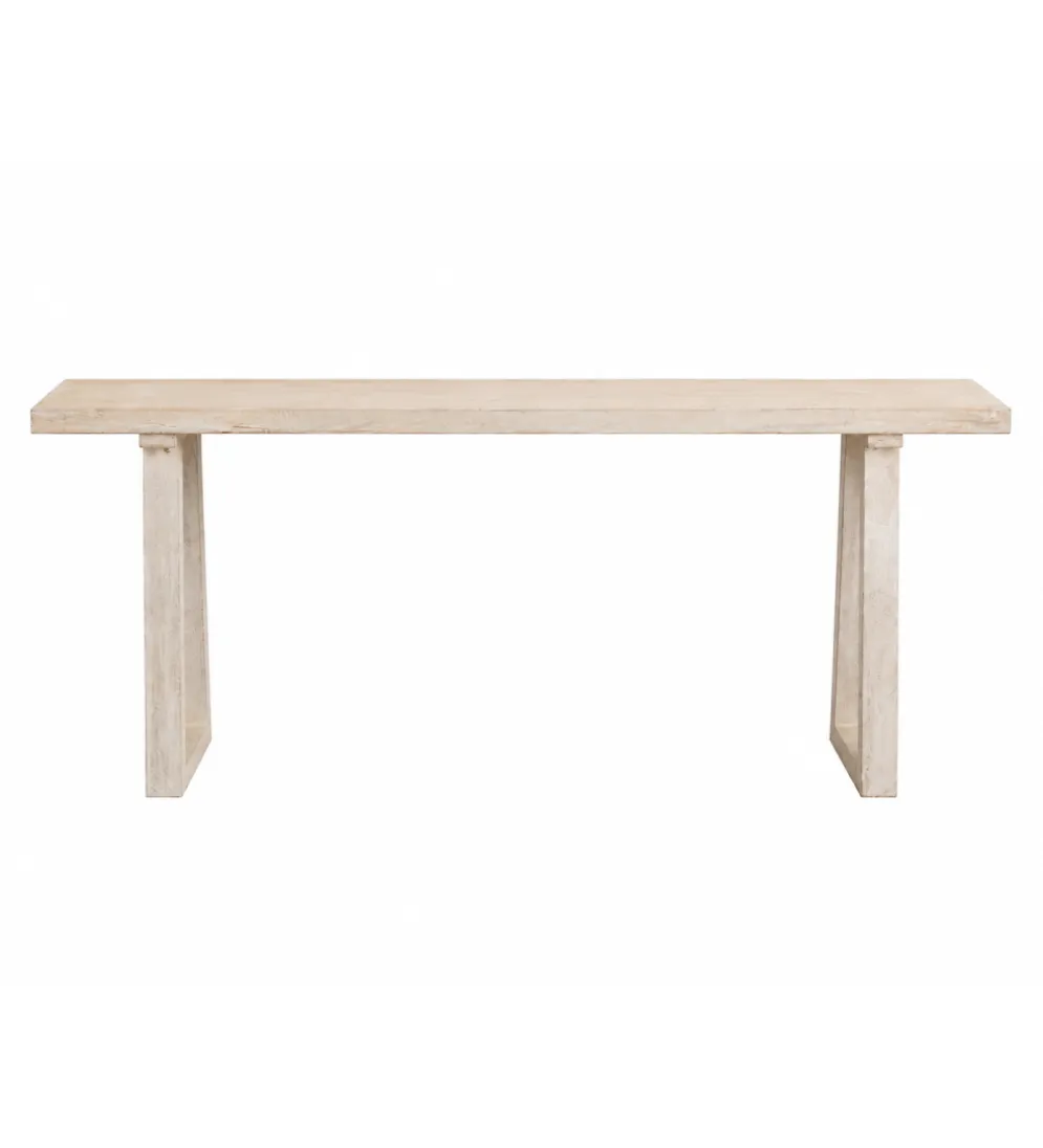 Komoda SARMUTO 210 cm drewno saur bielona