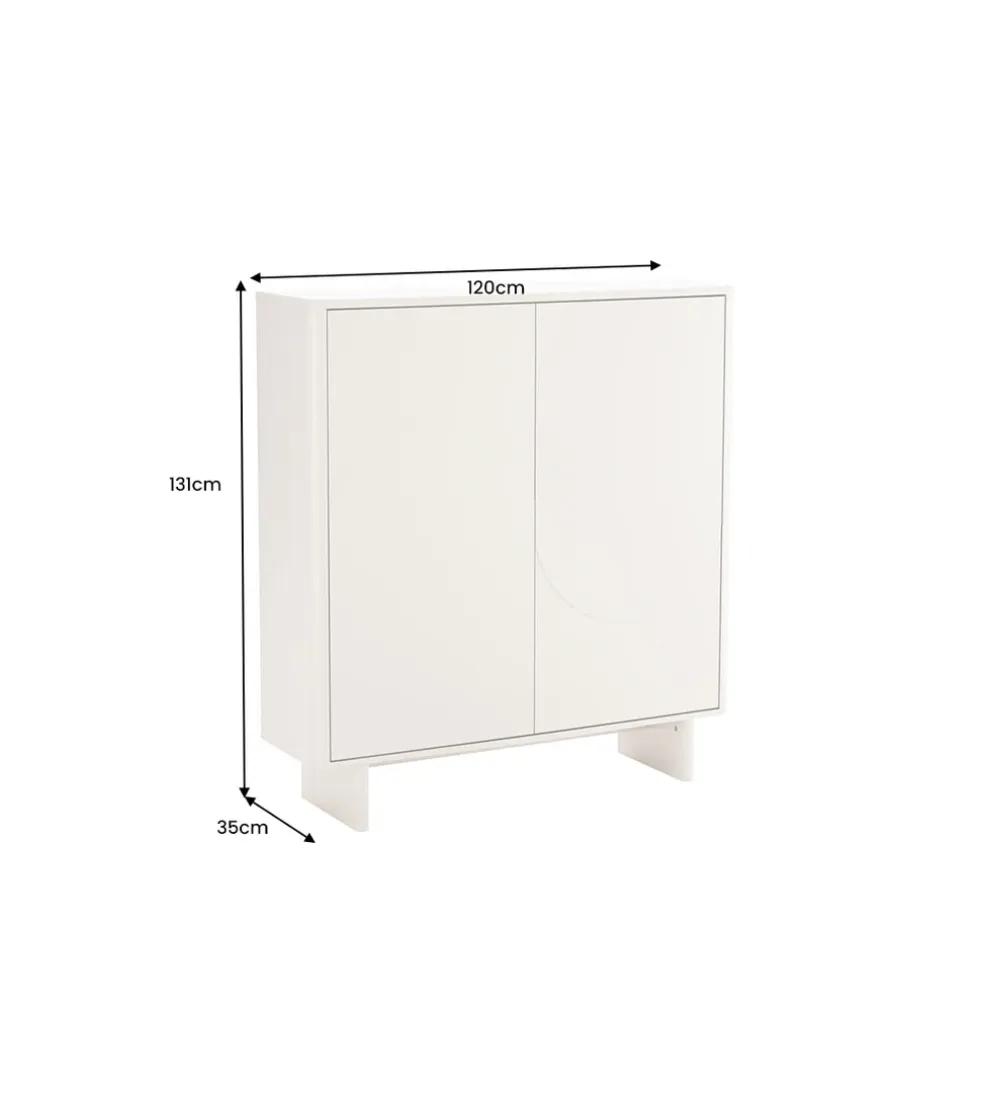 Komoda SAVOY 130 cm biała