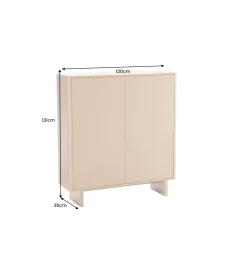 Komoda SAVOY 130 cm kolor trawertynu