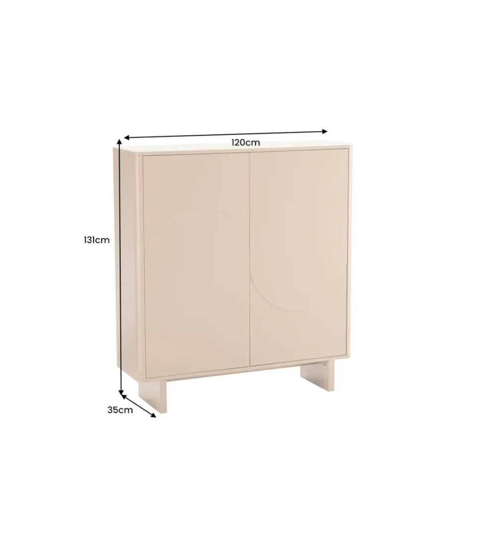 Komoda SAVOY 130 cm kolor trawertynu