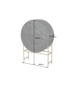 Komoda TIGR 140 cm drewno mango Czarna