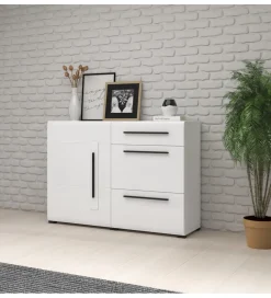 Komoda TULSA 120 cm biała