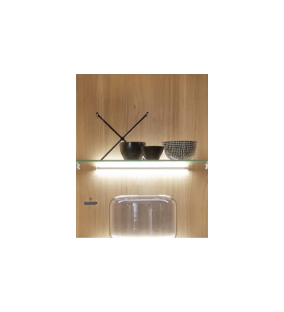 Komoda VALENCIA 184 cm antracytowo naturalna