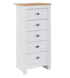 Komoda VINCENTE 53 cm biała