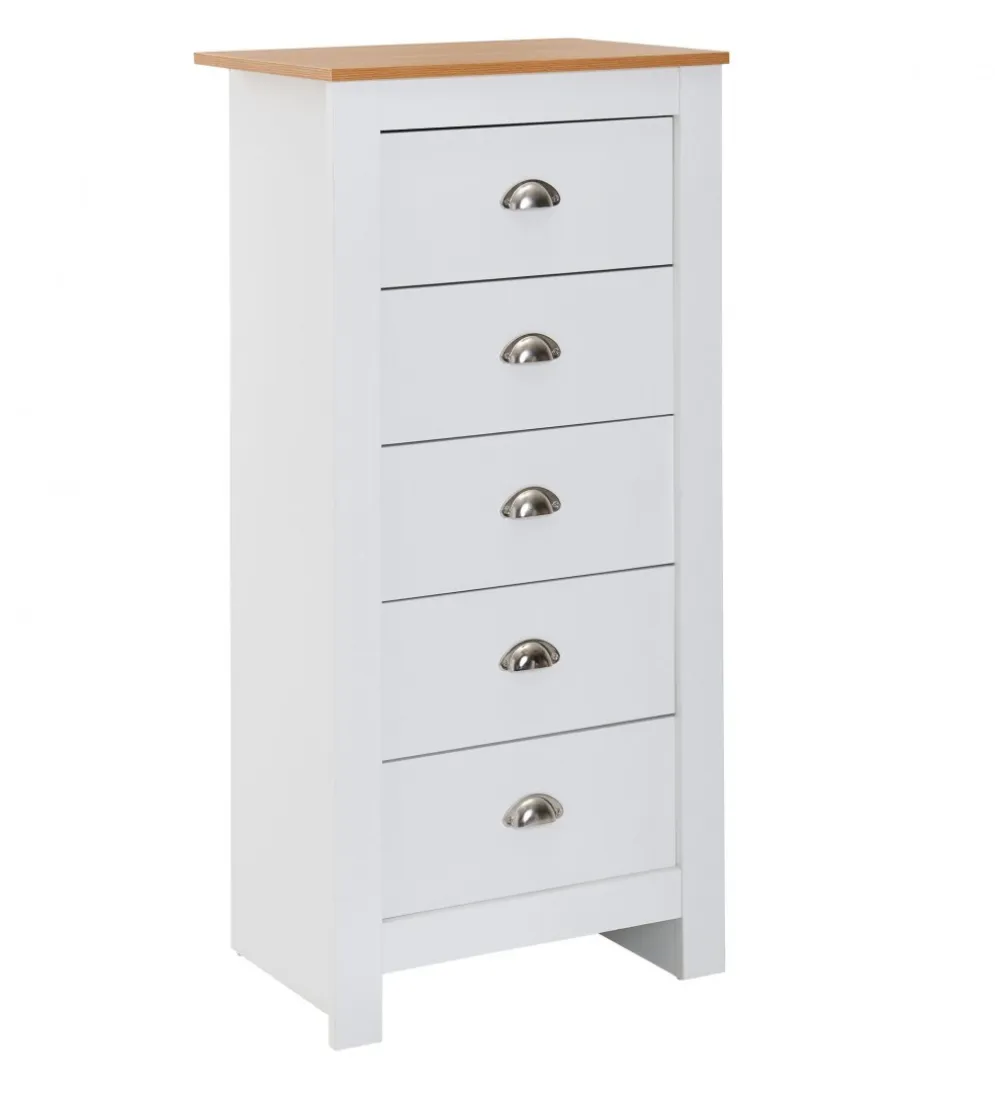 Komoda VINCENTE 53 cm biała
