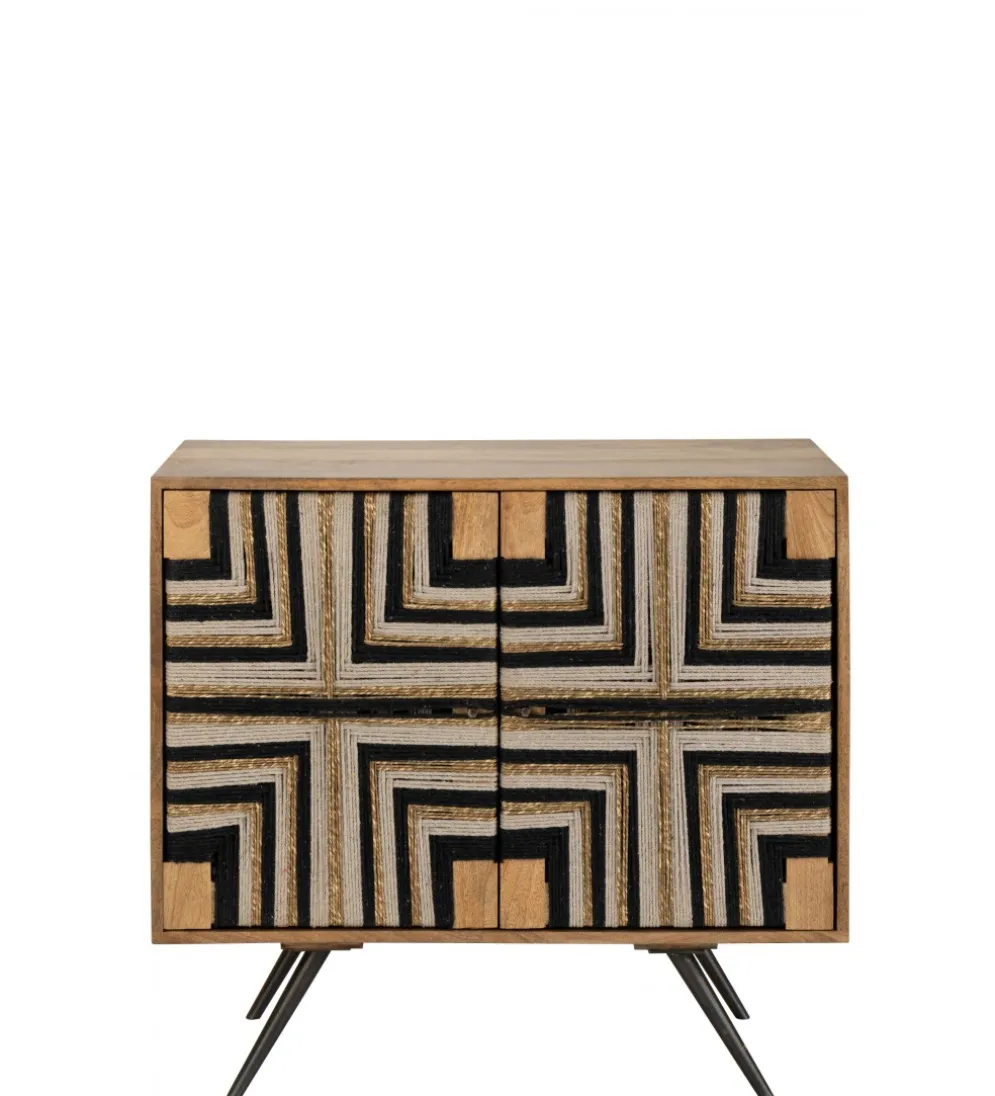Komoda WEAVED 92 cm naturalna