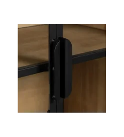 Komoda Witryna NEGRO 150 cm czarna