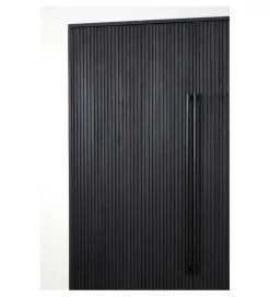 Komoda wysoka ABAGE 180 cm czarna