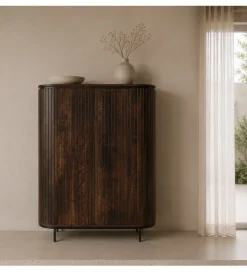 Komoda wysoka ASENSIO 100 cm szara