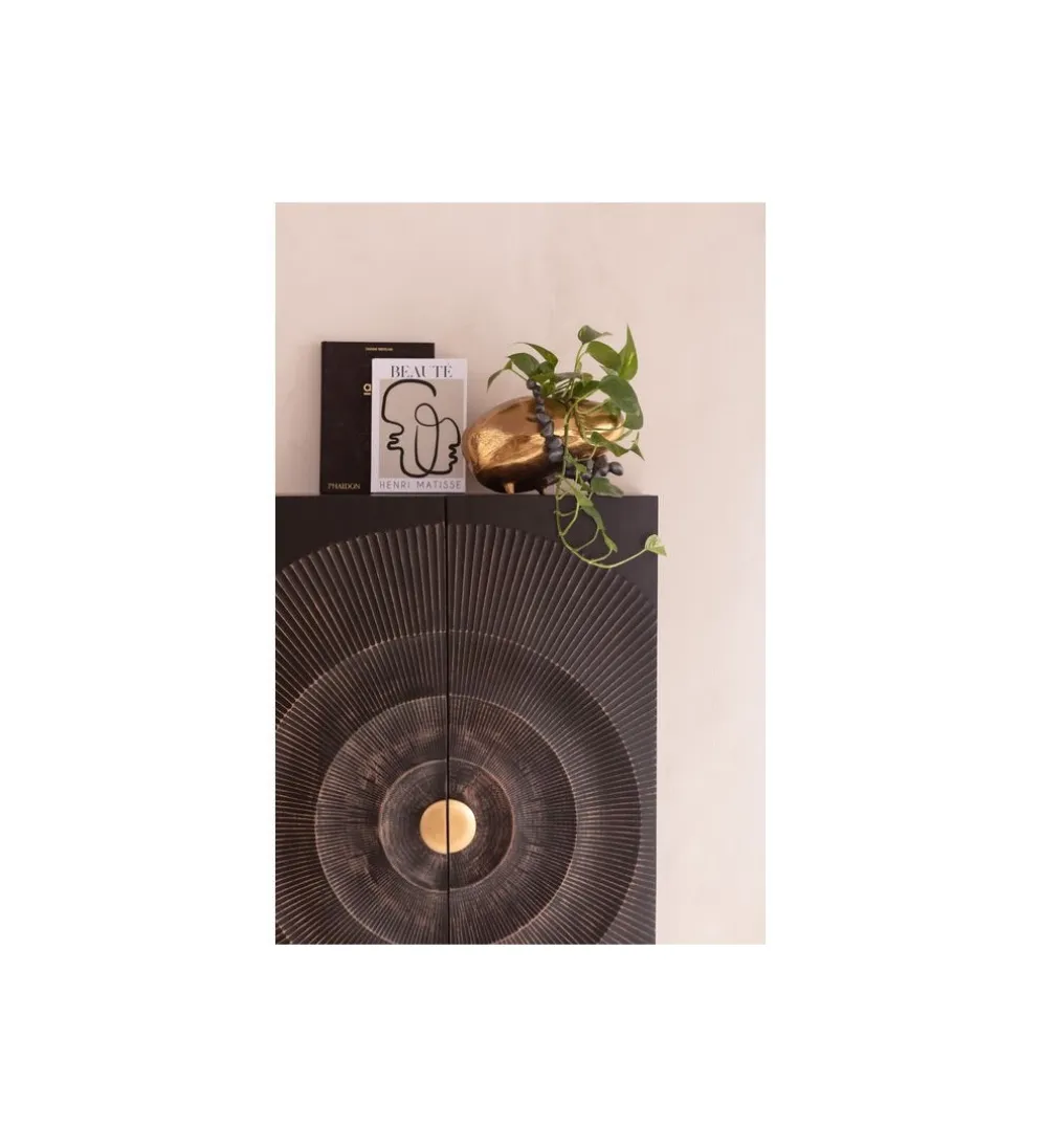 Komoda wysoka Madeira 76 cm Dark