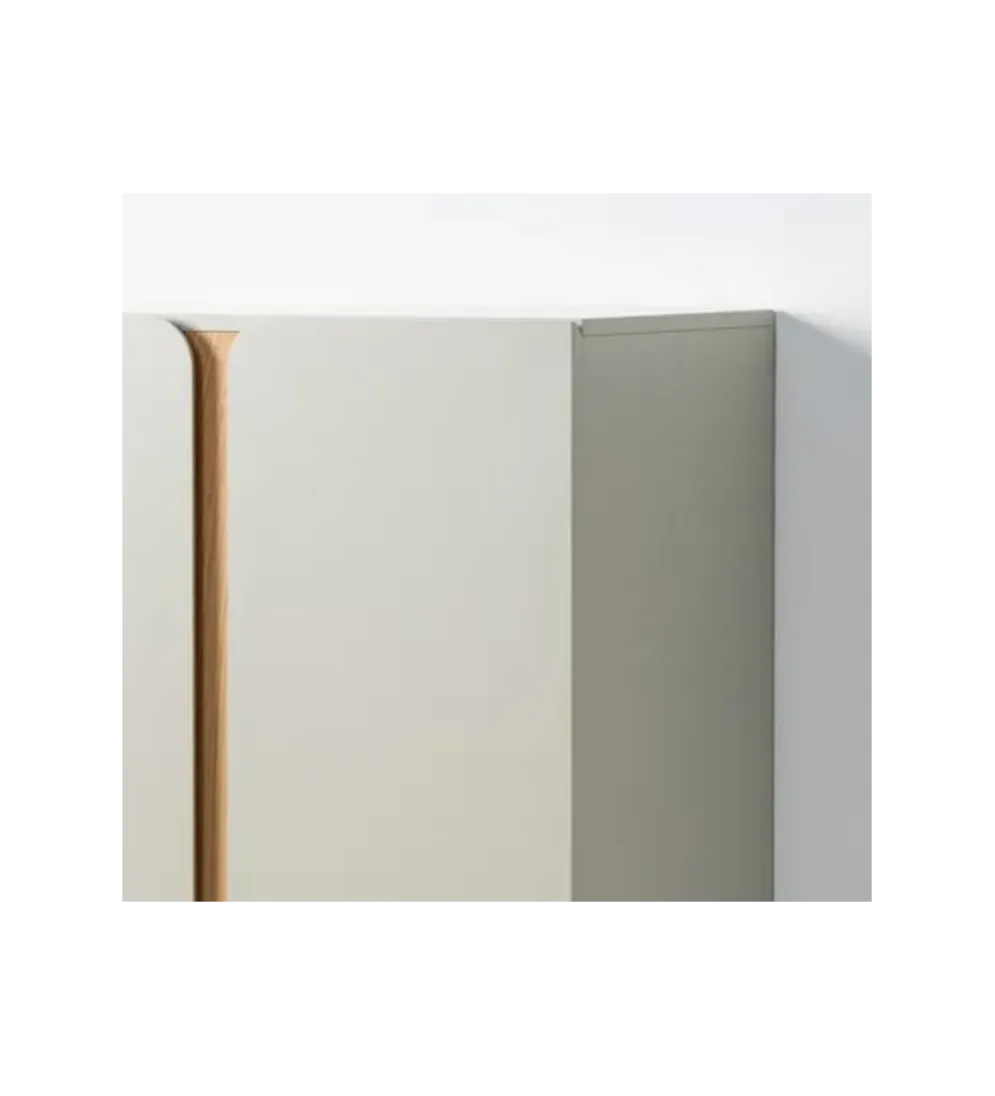 Komoda wysoka MALTA 137 cm taupe