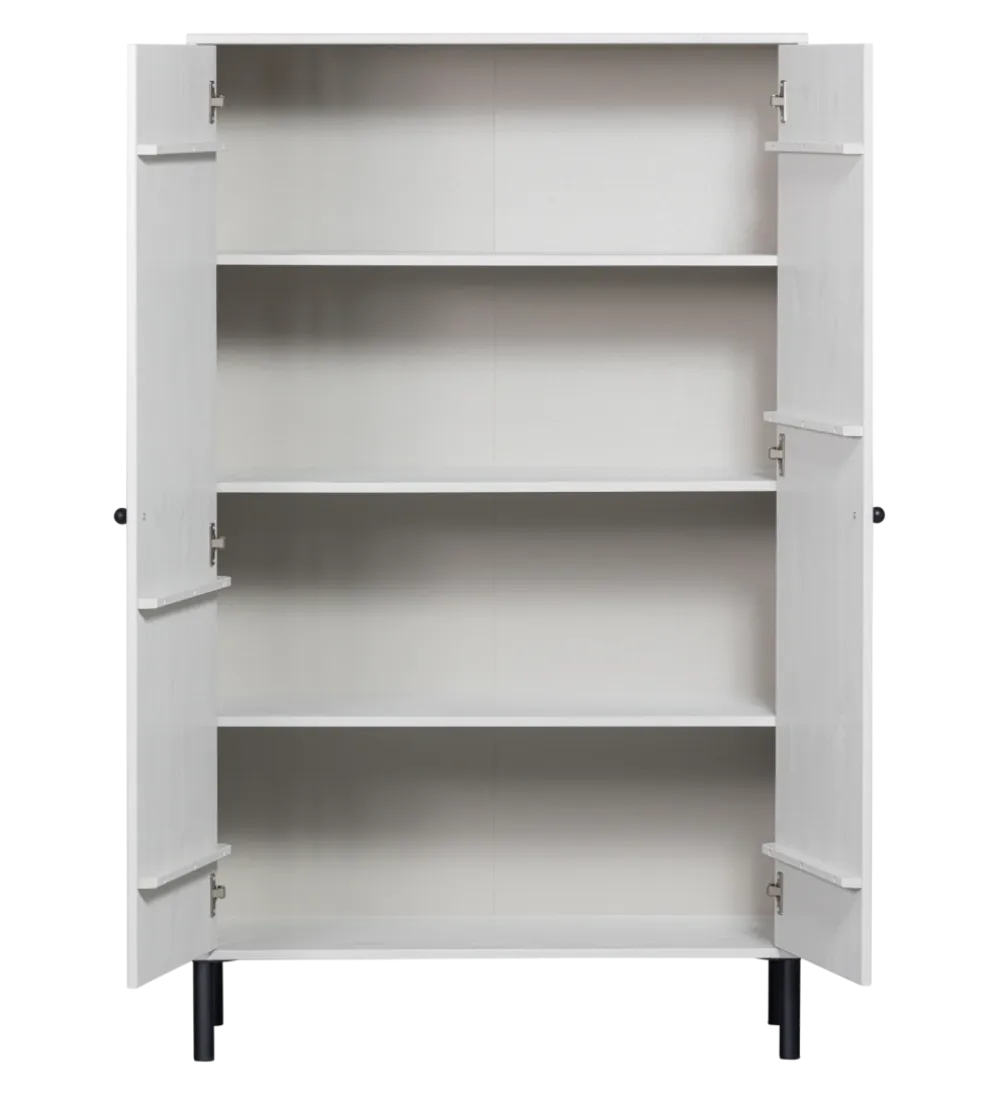 Komoda XINA 149 cm zimna szarość