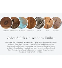 Komoda ZALVERO 75 cm drewno mango naturalny srebrny front