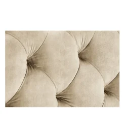 Łóżko MODERN BAROCK 180 x 200 cm welwet champagne