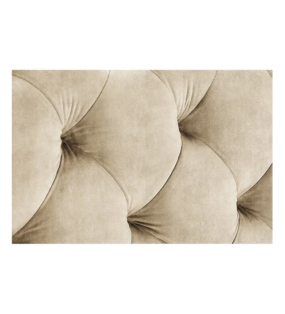 Łóżko MODERN BAROCK 180 x 200 cm welwet champagne