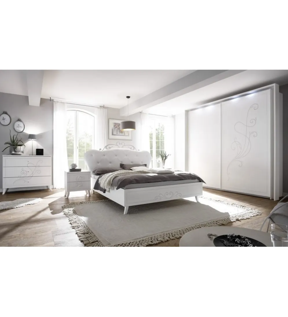Łóżko NIVEA 160 Cm x 200 Cm białe