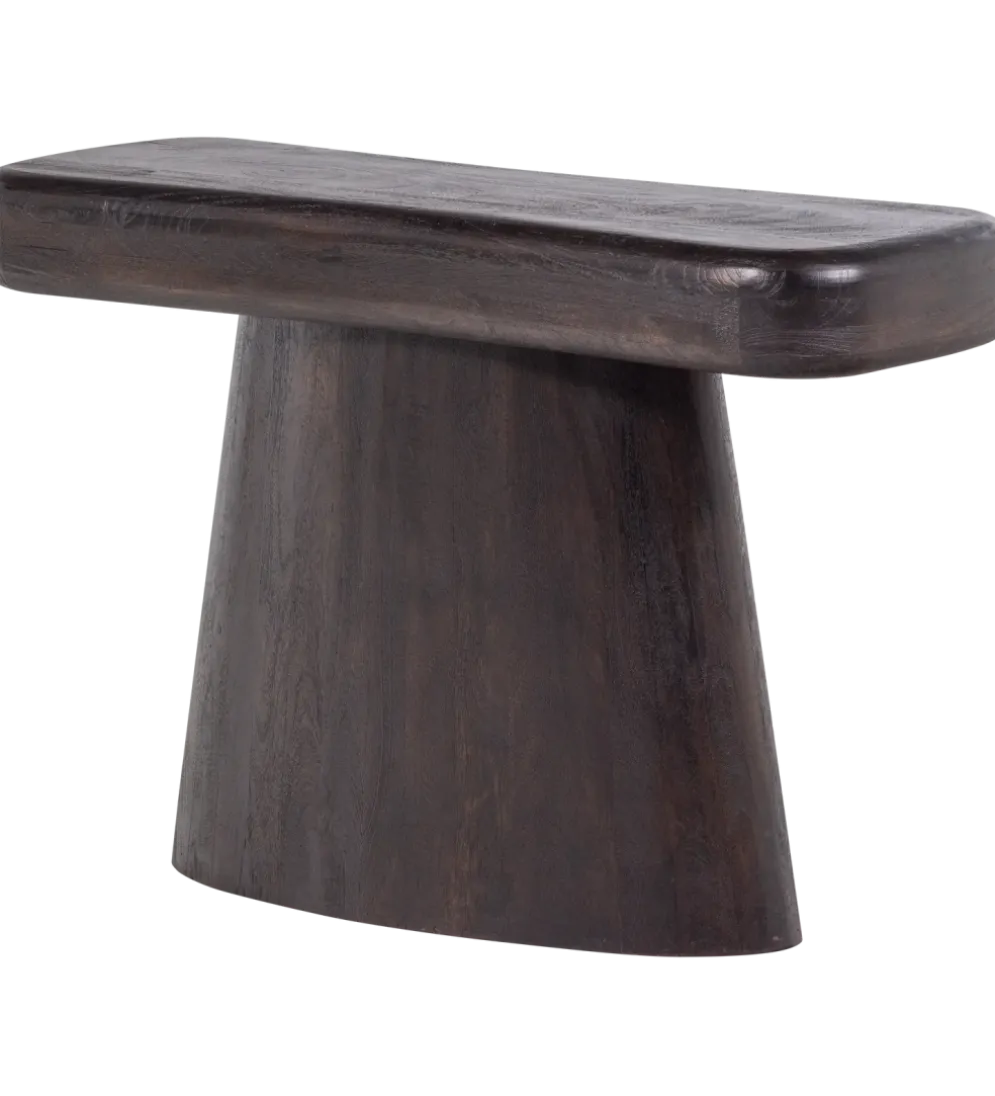 Konsola AMCO 120 cm drewno mango ciemny brąz