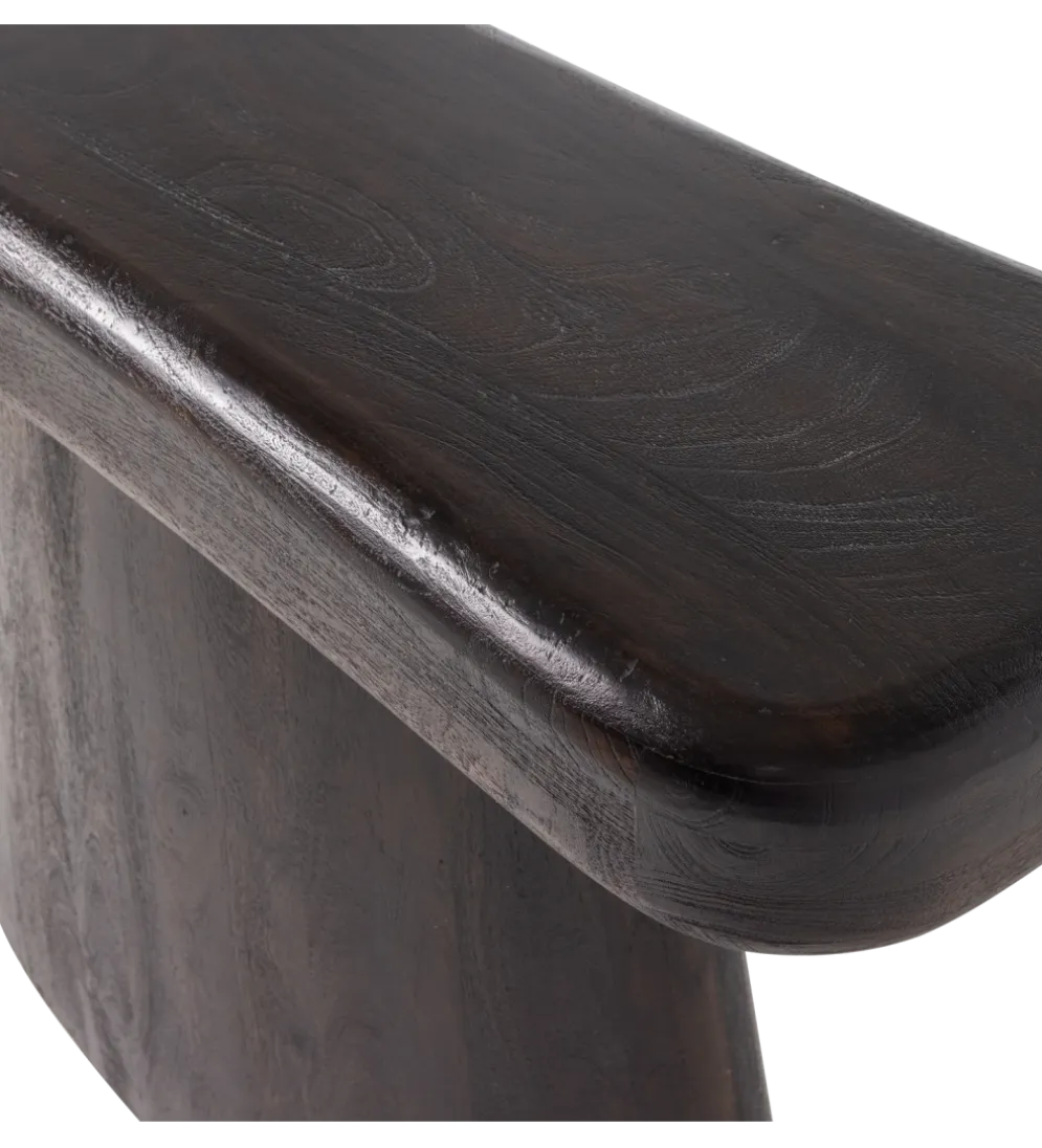Konsola AMCO 120 cm drewno mango ciemny brąz