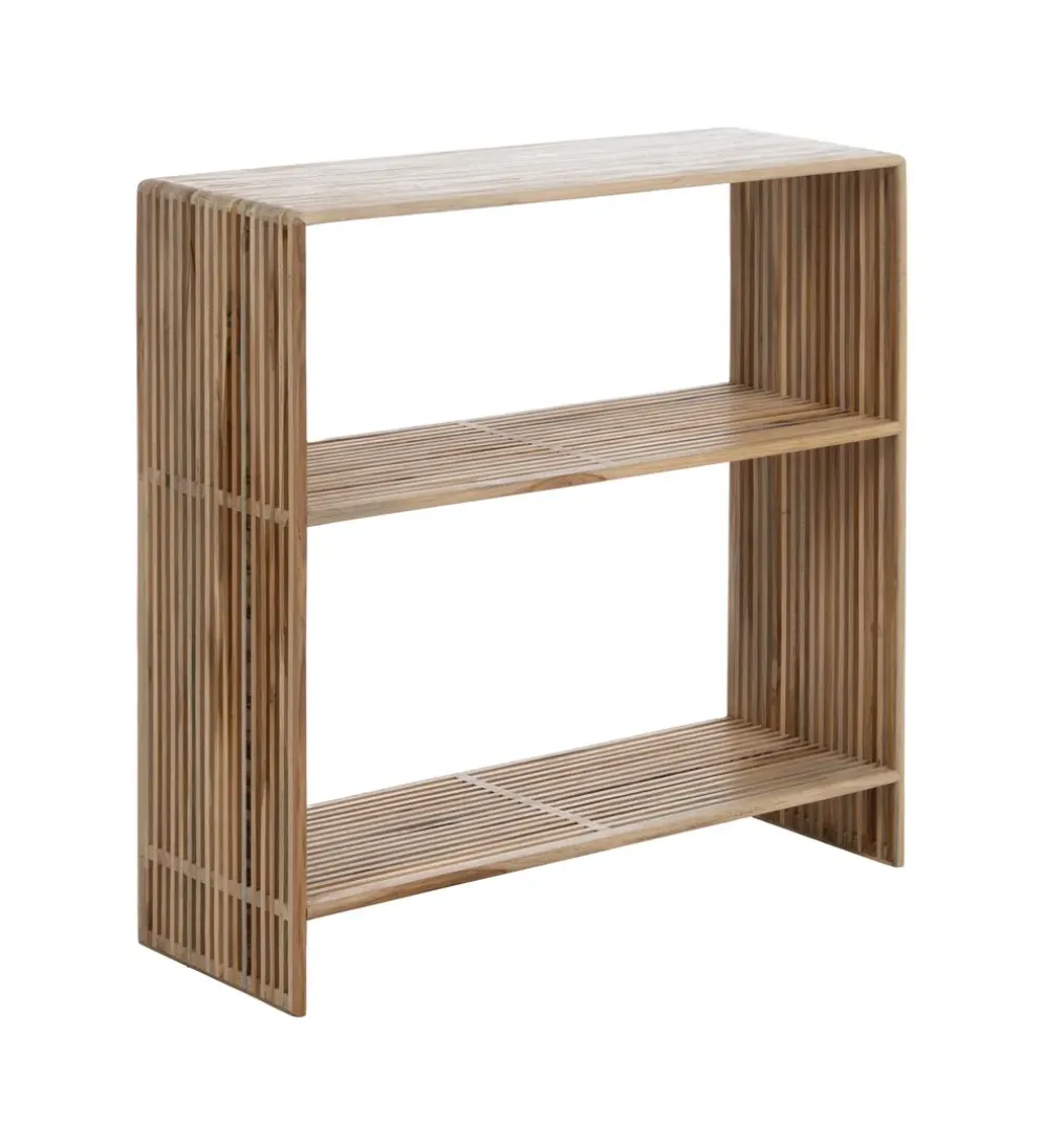 Konsola BELLAMONTE 85 cm drewno teak naturalna
