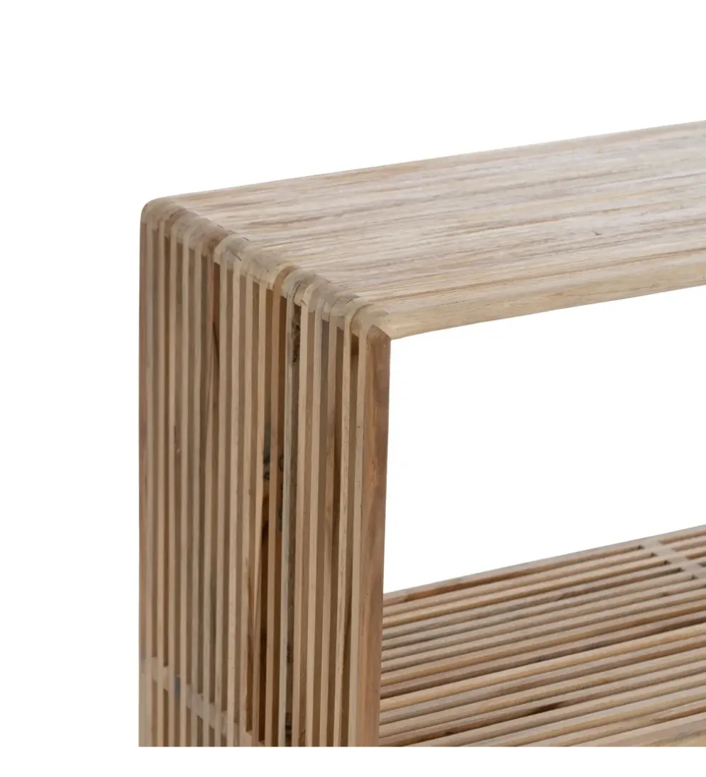 Konsola BELLAMONTE 85 cm drewno teak naturalna
