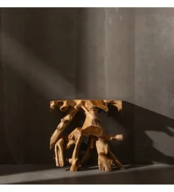 Konsola BESTARMA 80 cm drewno teak