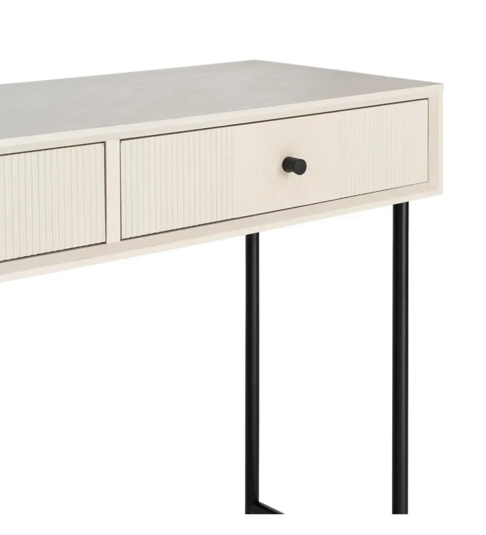 Konsola ENTARADA 90 cm kremowa
