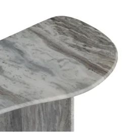 Konsola GERTUR 100 cm marmur szara