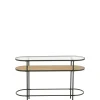 Konsola IVY 120 cm naturalna czarna
