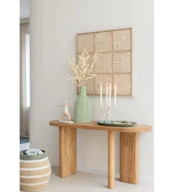 Konsola LEMONE 150 cm drewno teak naturalne