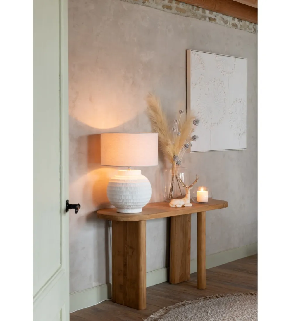 Konsola LEMONE 150 cm drewno teak naturalne