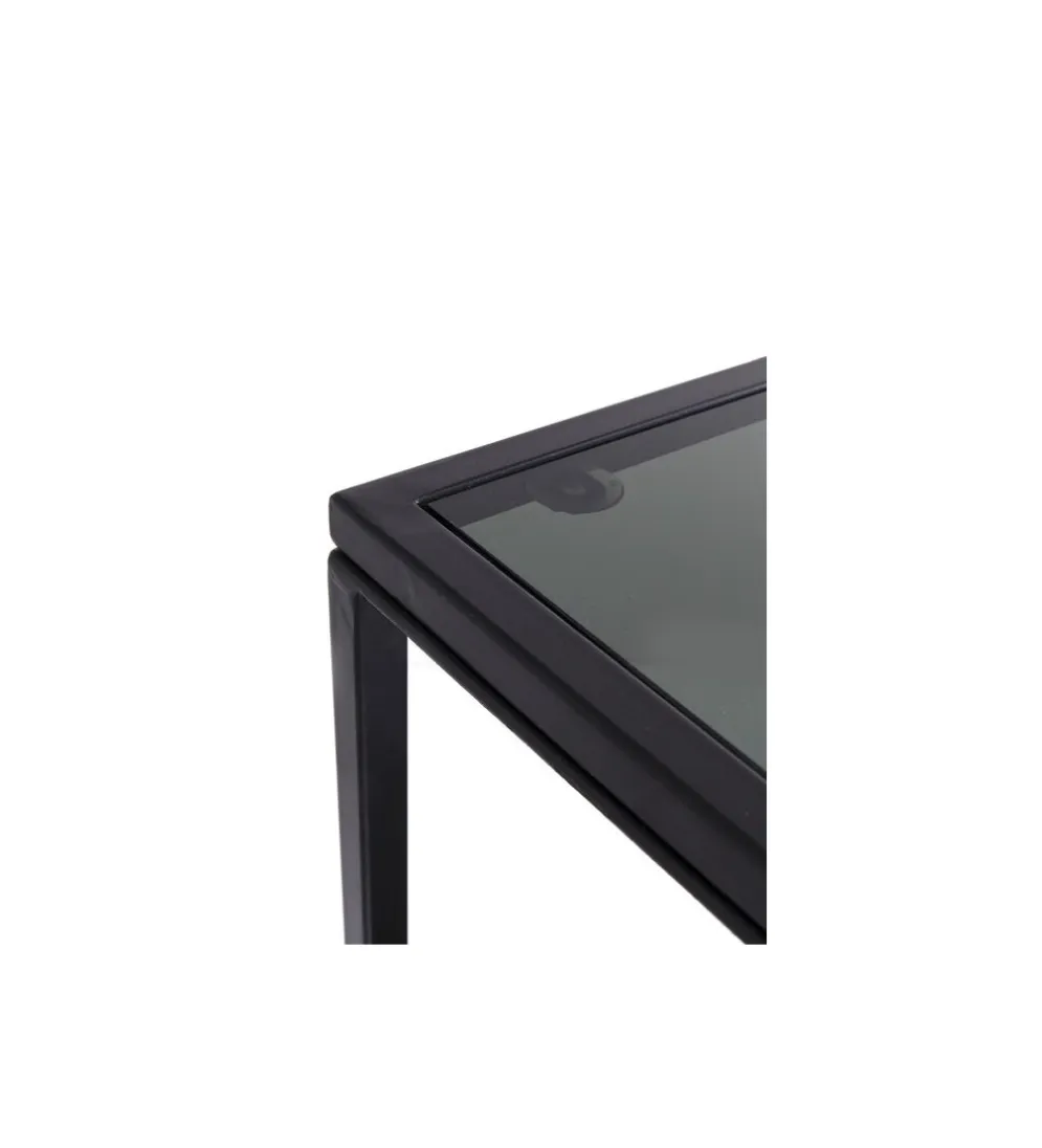 Konsola LOFT 115 x 100 cm czarna