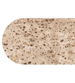 Konsola MATHILDE 140 cm naturalna w optyce marmuru