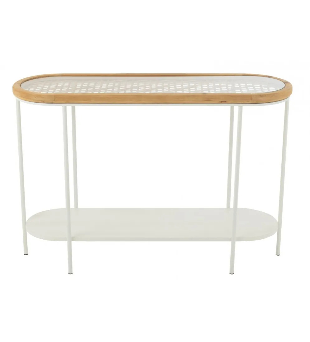 Konsola MATI 120 cm drewno biała