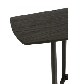 Konsola MATY 140 cm drewno czarna