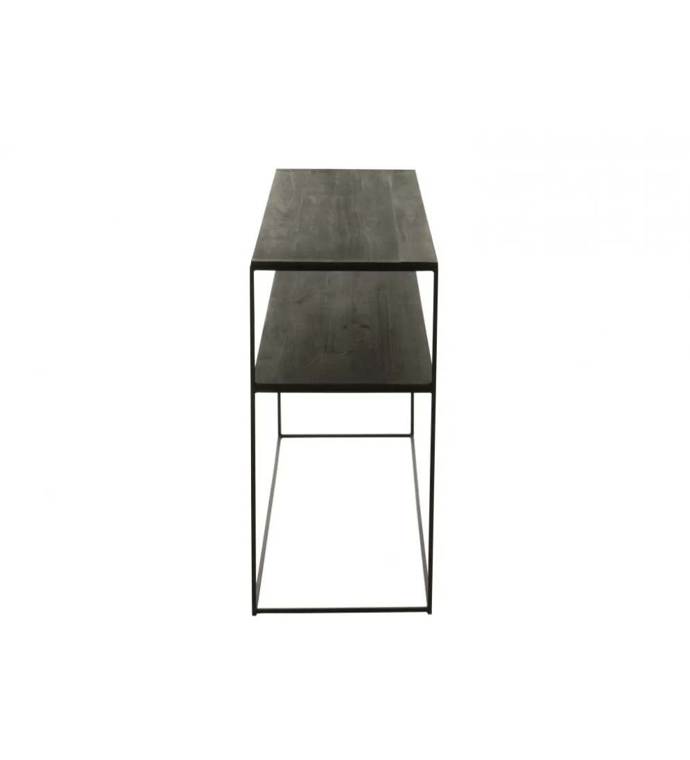 Konsola RECTANGLE 140 cm drewno czarne