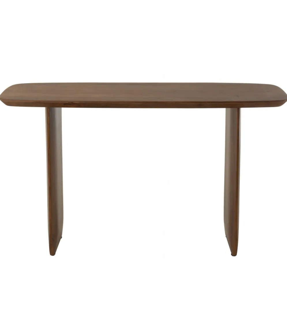Konsola RETO 130 cm drewno akacja brązowa